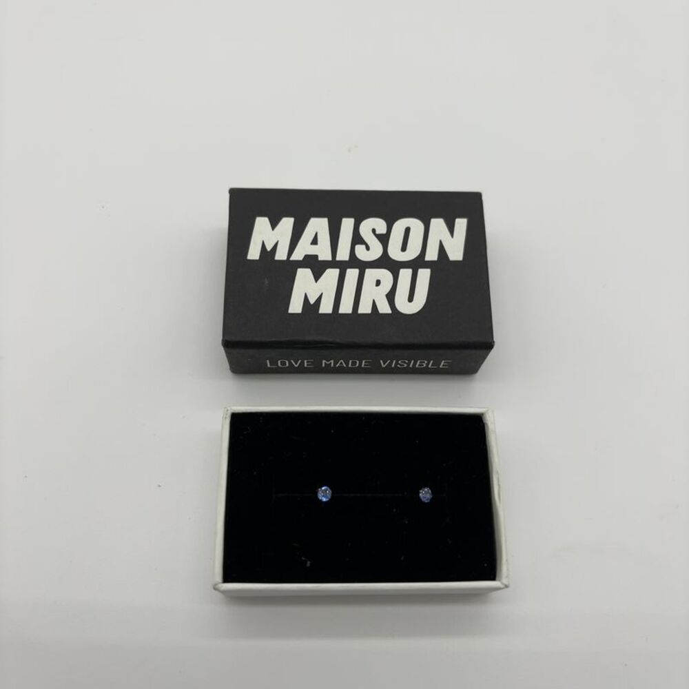Maison Miru Sapphire Nap Earrings